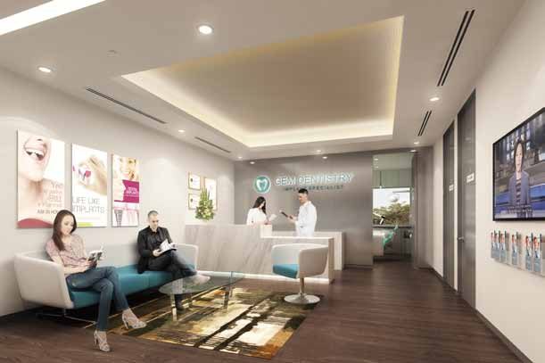 Clinic reception (artist’s impression)
